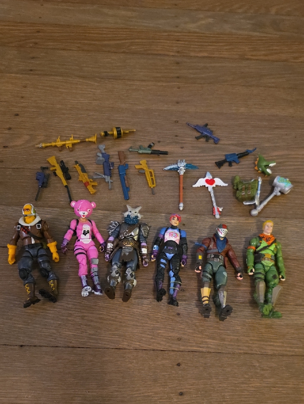 Fortnite-Action Figures/  Set Of 6 And 16 Accessories